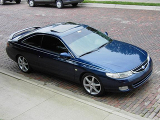 My wife’s Solara, bought when we first moved to Dallas. Legendary Toyota quality, except that one of the cylinders went bad, and time to move on.